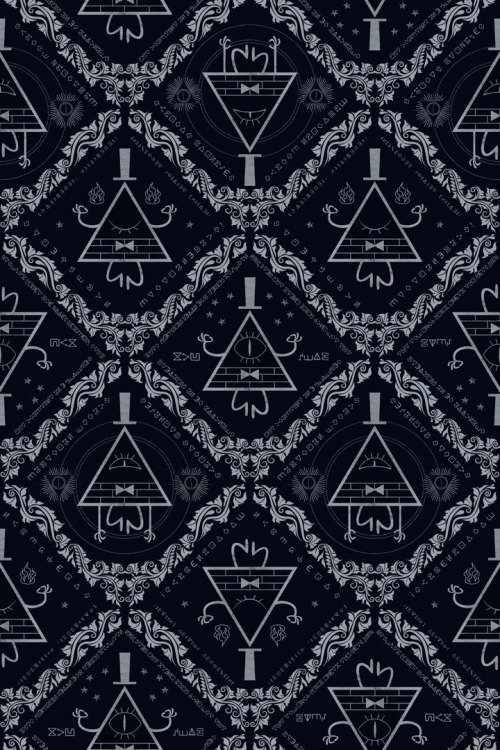 beta-19:So I made a Bill Cipher wallpaper that tiles! Kudos to whomever figures out what the symbols