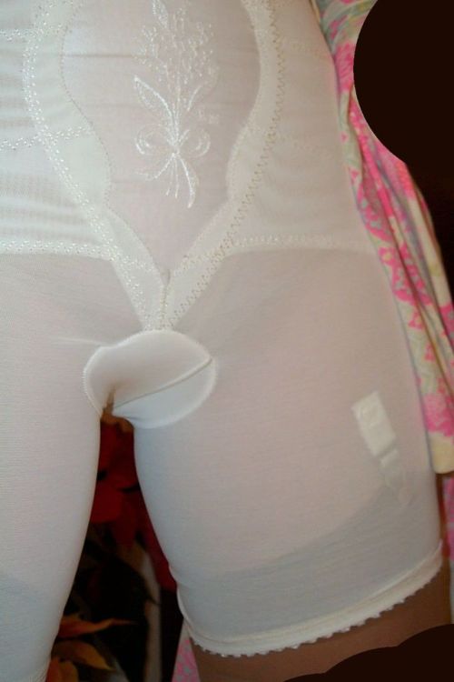 letsbobbyme: what a great view split crotch girdle must feel great