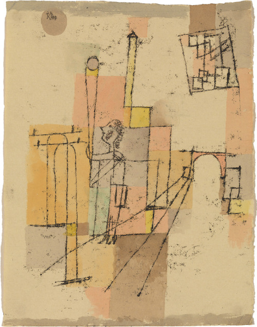 guggenheim-art: Before the Festivity by Paul Klee, 1920, Guggenheim MuseumSize: 31.1x23.7 cmMedium: 
