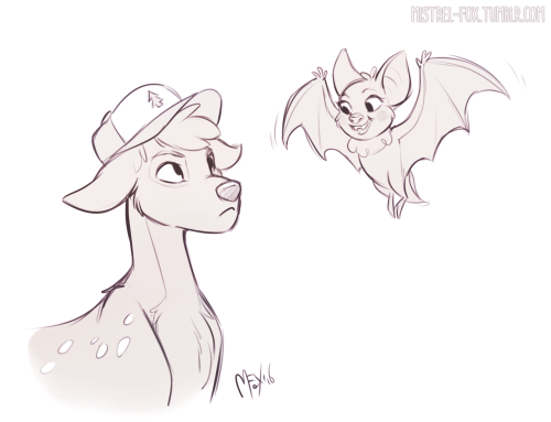 mistrel-fox:  batch of GF sketch commissions for @new-gin-clever-title-goes-here (click for captions) also, please don’t tag this as monster falls au! 