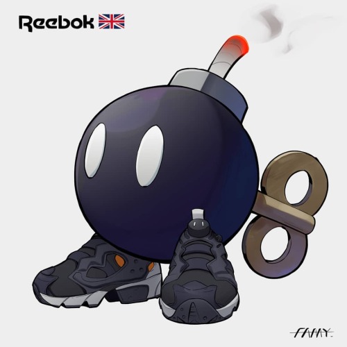 Reebok×ボム兵 #reebok #ponpfury #design #illustration www.instagram.com/p/CIseCpvAzID/?ig