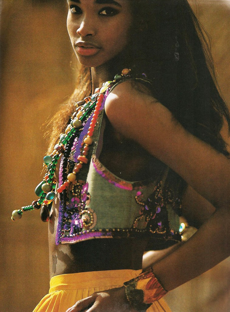 beverly peele by gilles bensimon for elle june ‘91