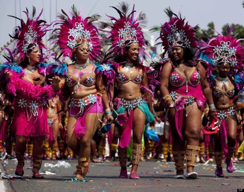 terrasmiles:     coconutoil97:  Let me just say y’all have the reach of the week trying to accuse Nicki of wearing Native American headdress. She’s from Trinidad, she’s West Indian, we wear headdress for carnival in the Caribbean. We use peacock