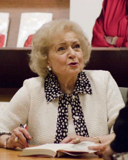 Took these of Betty White when I met her to sign my book in 2011. She was so friendly with me and pa