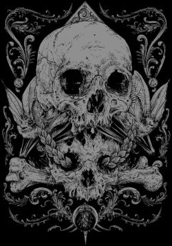 obsessedwithskulls:  Bad ass art by Rafal