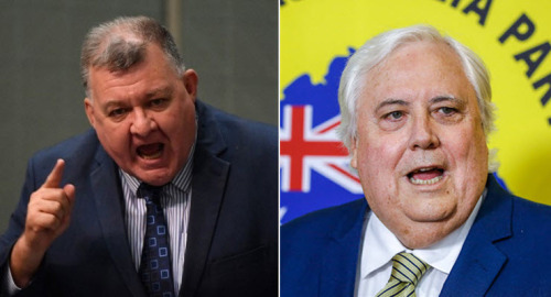 theauspolchronicles: Clive Palmer and Craig Kelly set out to annoy at least 80% of the Australian po