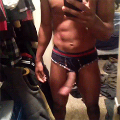 poppasplayground:  #ThickDICKThursday Peek-A-bOO Portraits