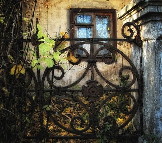 bluepueblo:  Courtyard Gate, Athens, Greece photo via lisa 