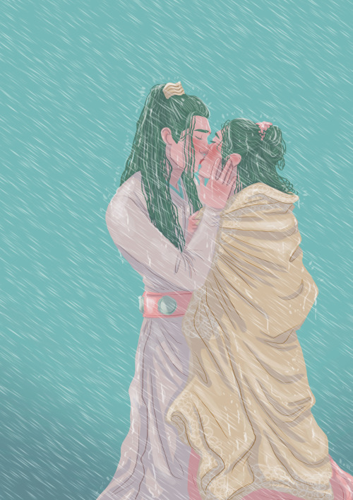 littlesmartart: valentines kiss challenge 7: kiss on the lips (first) / xuanliwriting xuanli in