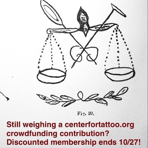 4 days left to go in the @centerfortattoo crowdfunding campaign. Which means it&rsquo;s your last ch