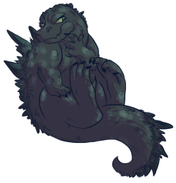 princeowl:  i made another godzilla sticker