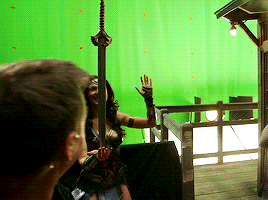 dcfilms:Gal Gadot behind the scenes of Wonder Woman (2017)