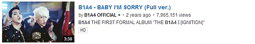 iaehyuns:  b1a4 on youtube [insp.] 