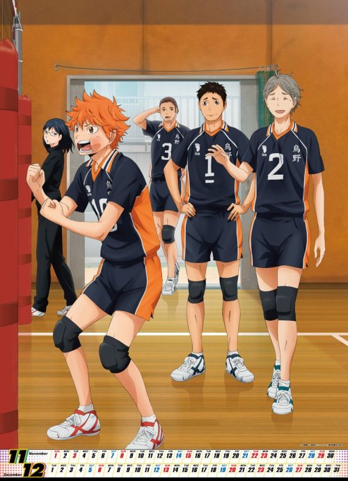 yoshi-x2:Haikyuu!! 2015 Calendar.