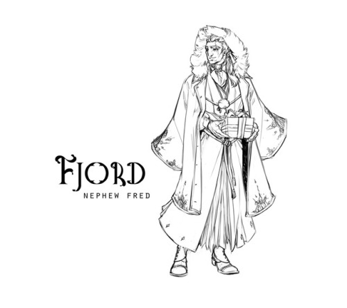 pomrania: deerlordhunter: A Critmas Carol. [Image description: black-and-white drawings of members o