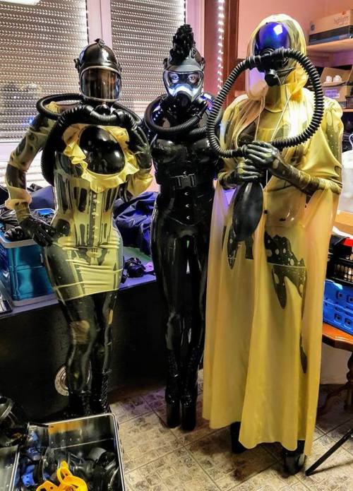 rubberreflections: Rubber Reflections - The best latex fetish images from the web and beyond.  Saint