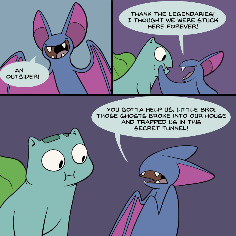nekoama:   Halloween part 3!  Sorry I had to re-upload :T, two panels had gotten