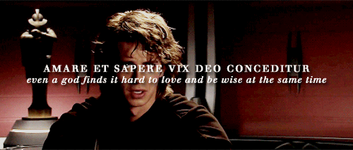 anakinskydala:star wars + latin quotes & sayings
