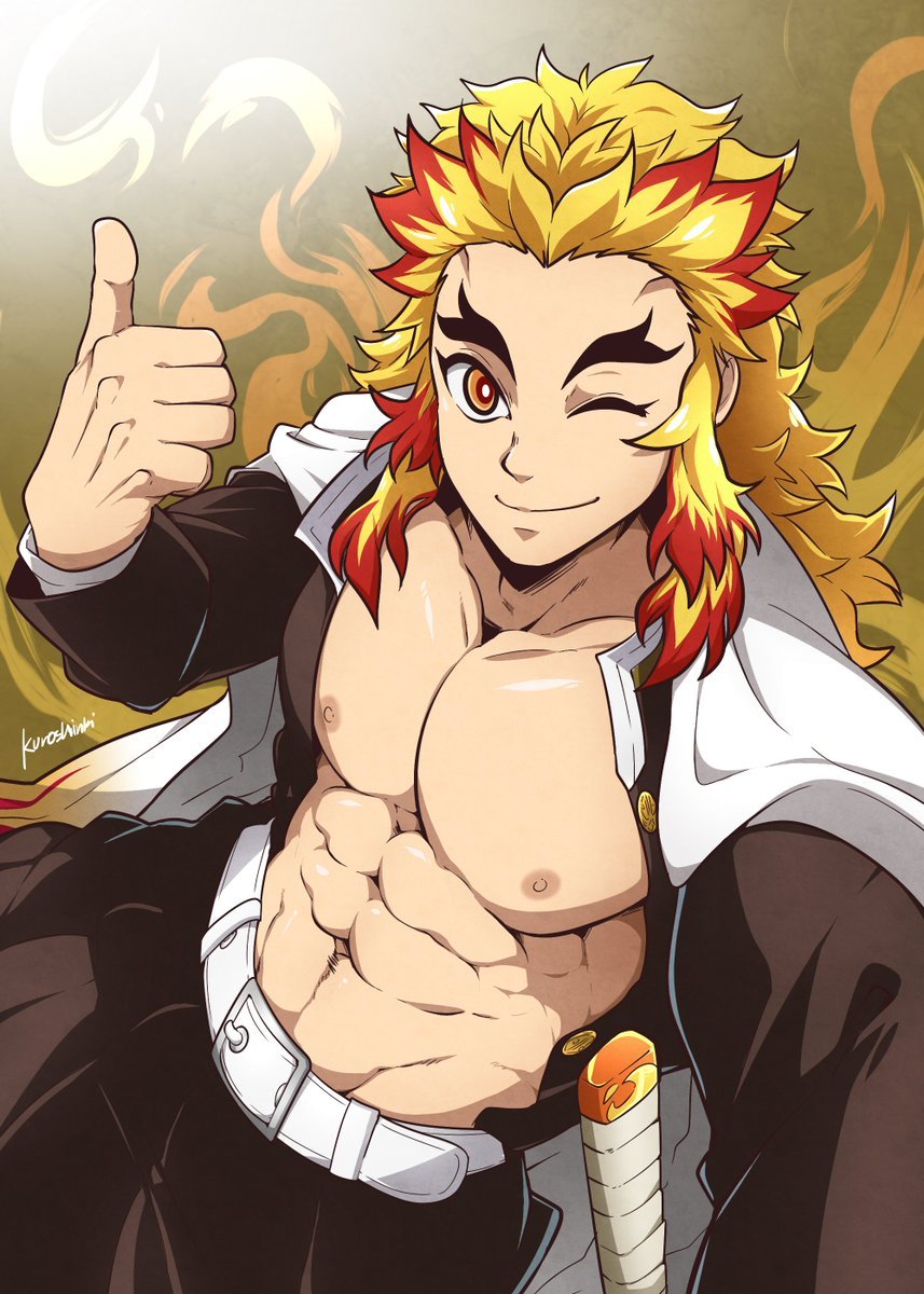 Hakeemejima Me Goes To Workout With Kyojuro To See Him