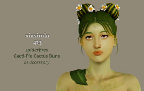 4t3 spiderfires’ Cacti-Pie Cactus Buns as Accessory BunsI converted this to TS2 earlier here, and th