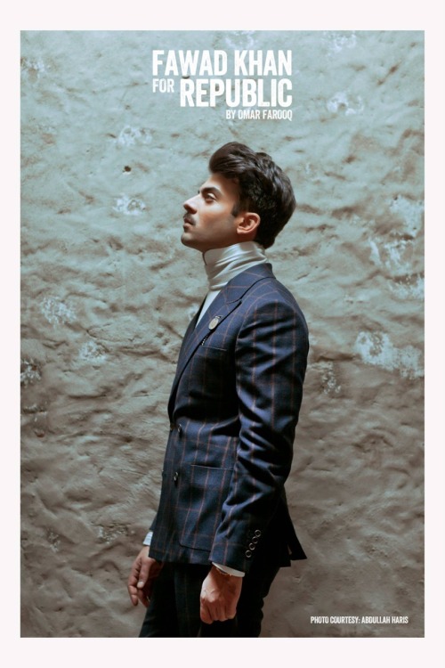 allthingspakistanicelebs:Fawad Khan for Republic by Omar Farooq.