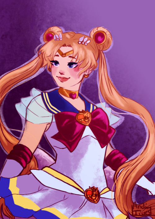 andi-tiucs: Sailor Moon  Usagi is so fun to draw ^w^ 