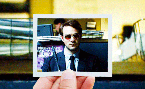clintbartoon:matt murdock + polaroids (insp)