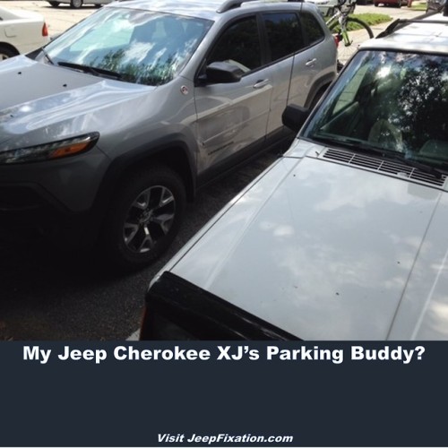Jeep XJ Parking Buddy?  Visit https://JeepFixation.com/ #Jeep#JeepMeme #JeepImages #JeepHumor