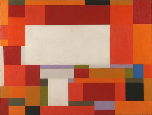 Ilya Bolotowsky, Untitled, 1952. Oil on canvas. Rehs Gallery, NY.