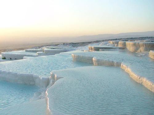 You would be forgiven for thinking that this was a photo of an ice shelf. But it is not. It is a spr