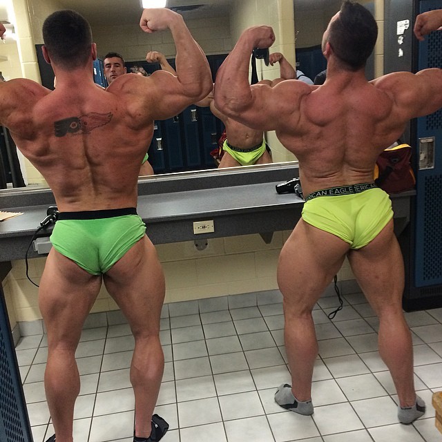 needsize:  The bromance continues.Johnny Doull and Dana Baker