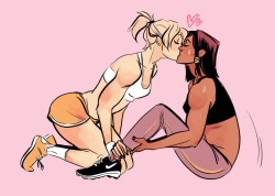 dekuku: i saw a stock photo of a het couple working out and i was like ‘ok but this could be cute if-’ 