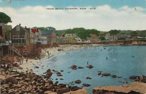 postcardtimemachine - Front Beach, Rockport, Mass.