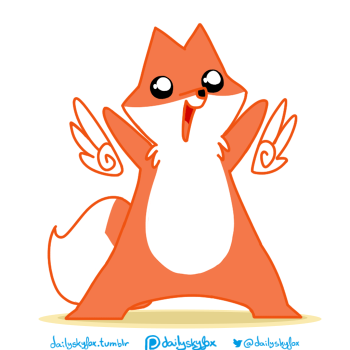 dailyskyfox: Today I was out most of the day and I didn’t do anything! :D   ——————————————————————————————