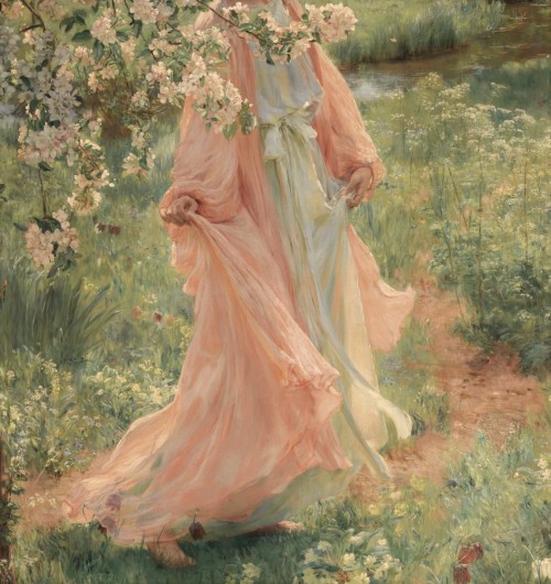 die-rosastrasse - Herbert Arnould Olivier British, 1861-1952