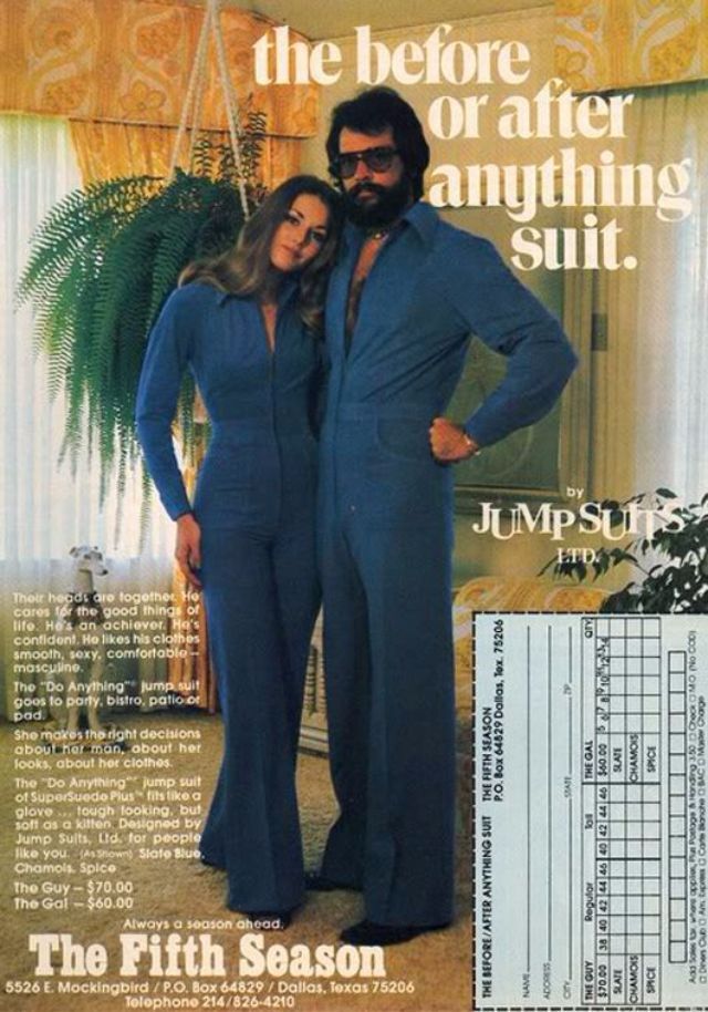 vintageeveryday:  35 absolutely cringeworthy his-and-hers fashions from the 1970s.