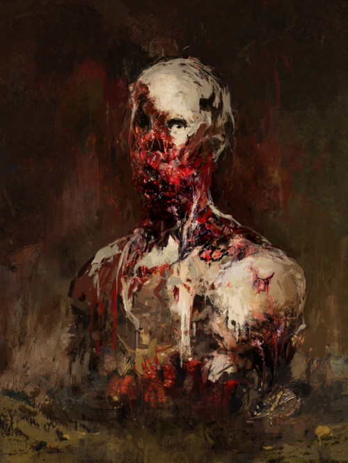 destroywhatdestroysyou-dwdy:Layers of Fear portraits of wifeby Andrzej Dybowski