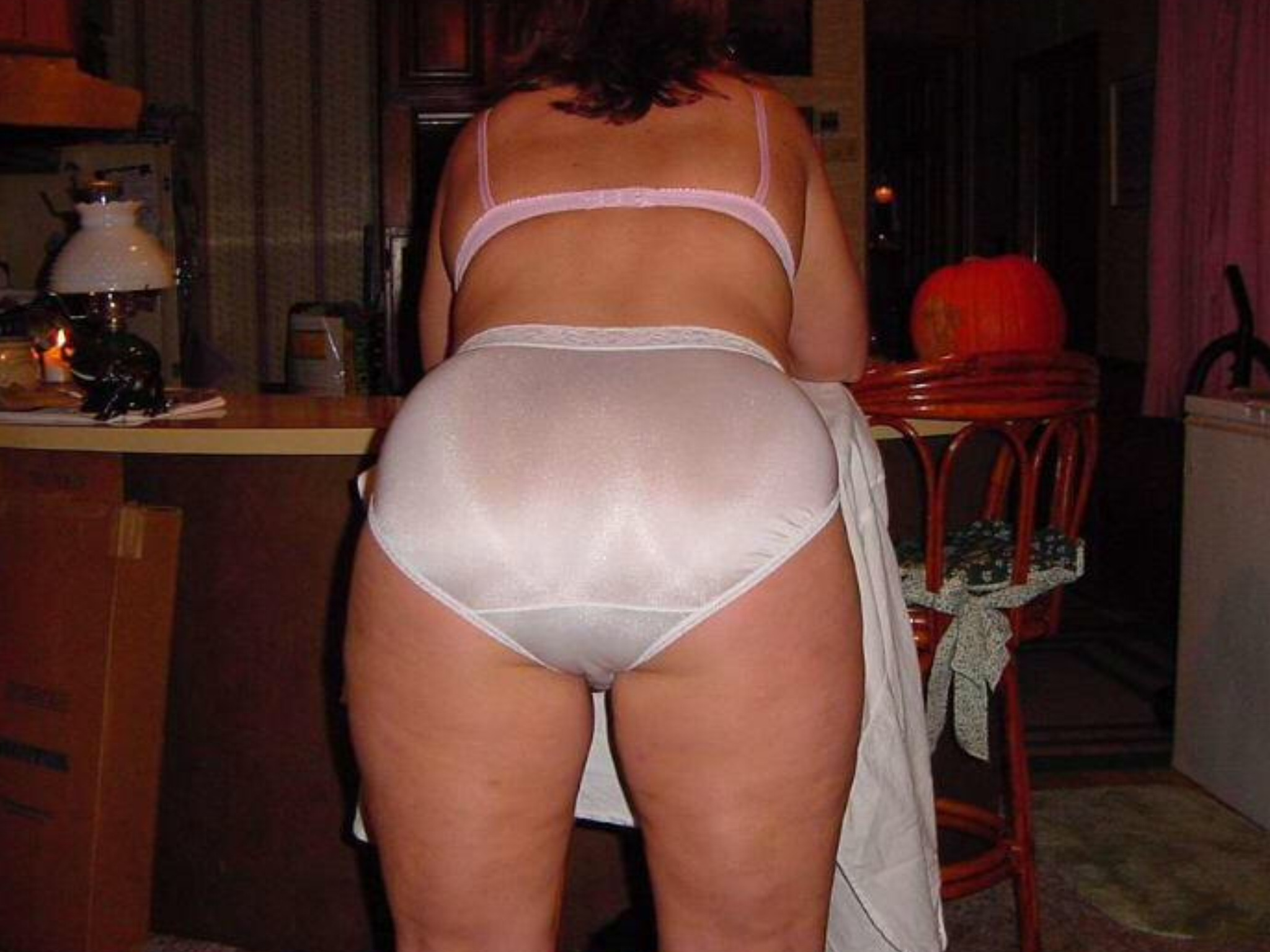 full back satin panties