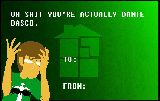 beerinabox:  Some Hussie valentines I made from some stock images and a hussie talksprite.