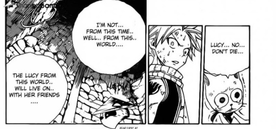 gremlincityy:Natsu is very aware of his feelings for Lucy and here’s why: so, I’ve been re-reading fairy tail and I couldn’t help but notice the sheer impact Natsu’s bond with Lucy has on him and WHY he realizes or atleast acknowledges his feelings