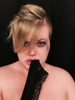 onlyevertemperary:  Panties and tape gag  Another request 🙈💜