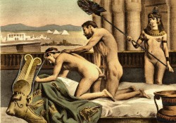 Howsaucy:édouard-Henri Avril, Hadrien Et Antinoüs En Égypte, Illustration To