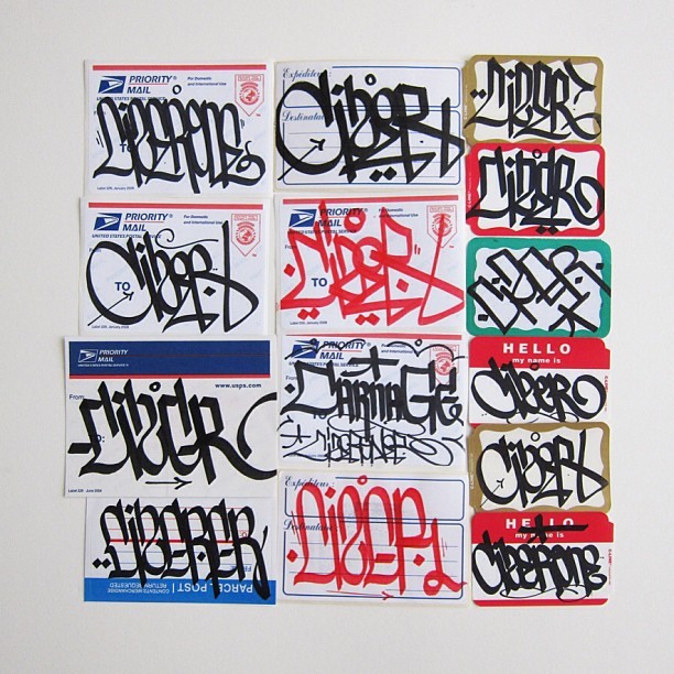 carnagenyc:  Big thanks to @c123r for the stickers! 