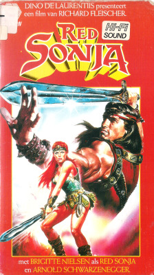 Vhs-Ninja:  Red Sonja (1985) By Richard Fleischer. 