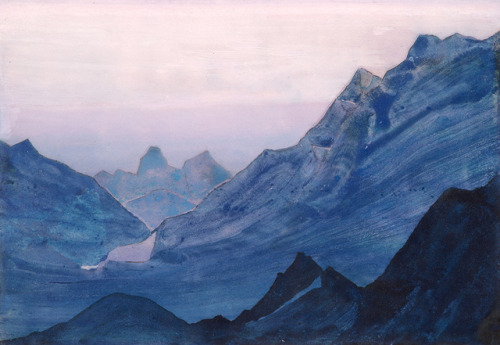 nicholasroerich:Himalayas (study), 1934, Nicholas Roerich