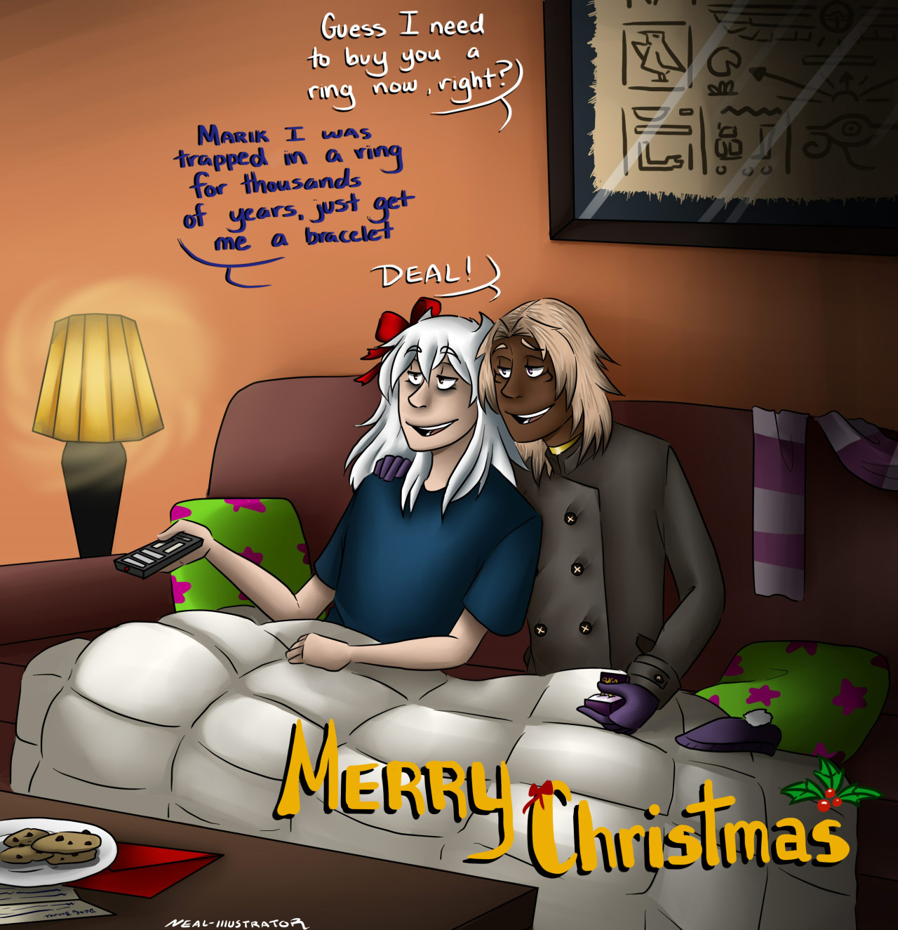 neal-illustrator:  Home for Christmas! Done for all you lovely people. I hope this