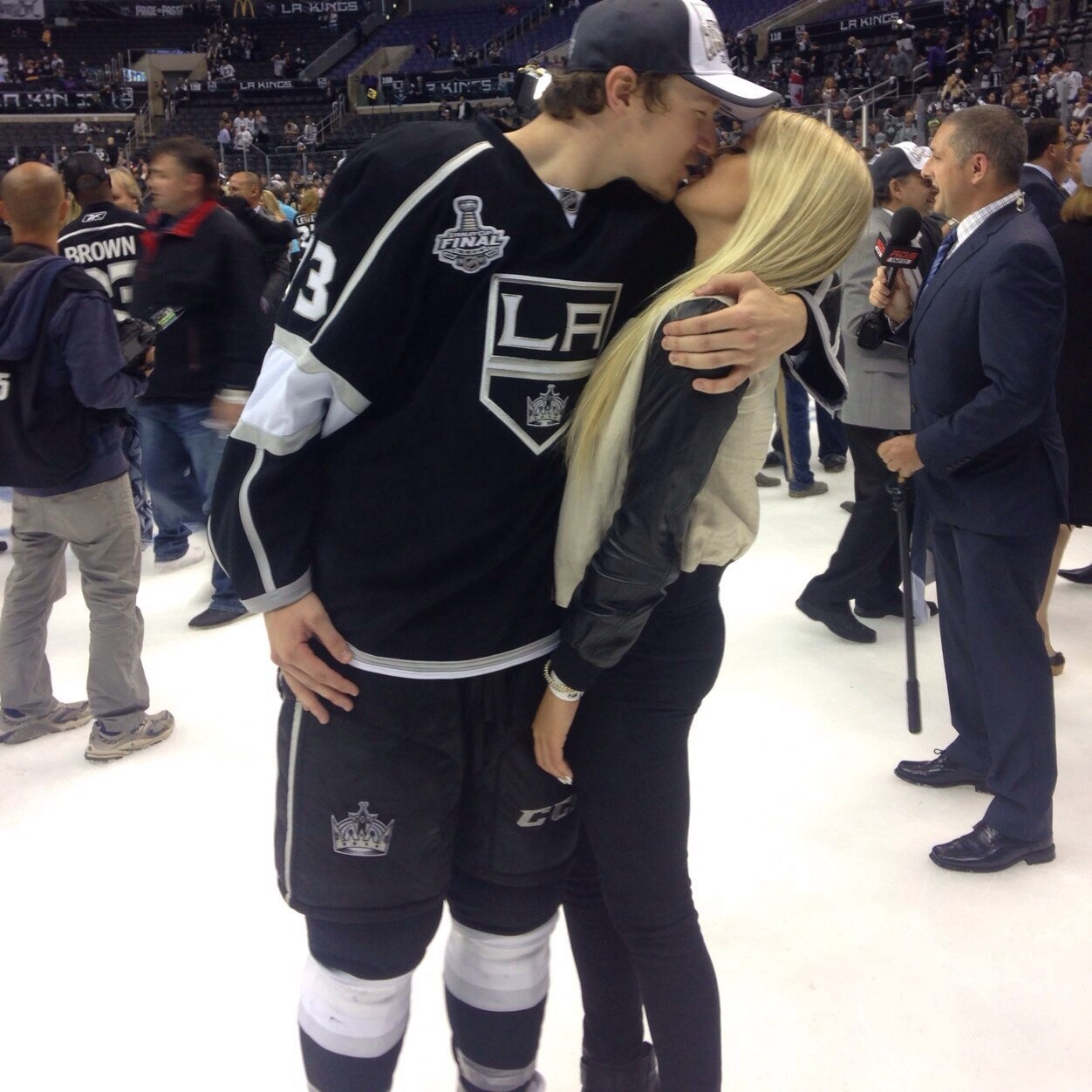 NHL WAGs — Paige and Brody Clifford (Kyle Clifford) Congrats