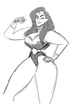 Budu-Sfw:  Quick Diana Doodle Muscly Amazon Princess &Amp;Lt;3 