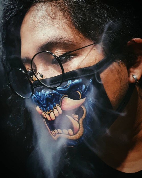 Dope oni mask by @roguesandrascalsph #newnormal https://www.instagram.com/p/CCDltK5hLLc/?igshid=1w