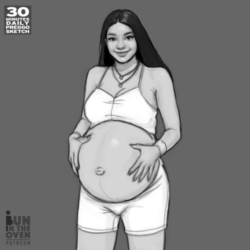 30 minutes Daily Preggo Sketch 100. Last one for a while.